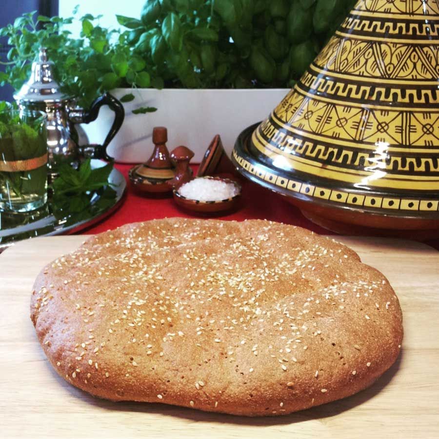 Marokkanisches Fladenbrot low carb döner kebap gyros glutenfrei