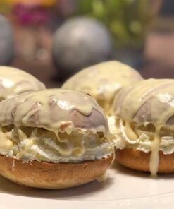 Ofenberliner aus der Mini-Berliner Backmischung