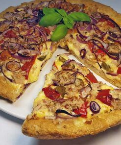 Pizza low-carb glutenfrei sojafrei superfood leinsamen pizzateig backmischung pizzamischung keto