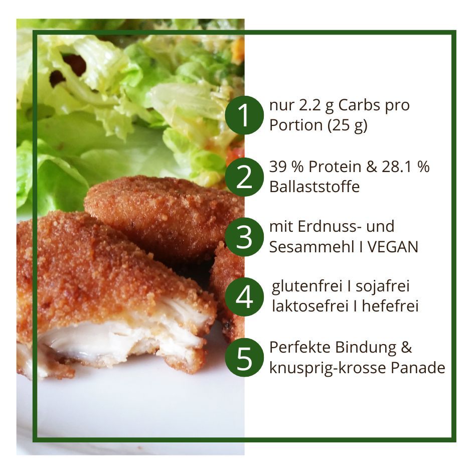 Paniermehl low-carb & glutenfrei 400 g