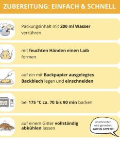 LCHF Körnerwunder für Brot, Brötchen & Knäckebrot low-carb glutenfrei keto paleo Eiweissbrot Backmischung