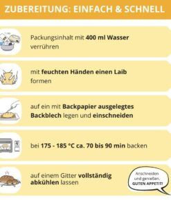 Todtnauer Hüttenbrot low-carb keto glutenfrei nussfrei paleo Eiweißbrot Backmischung