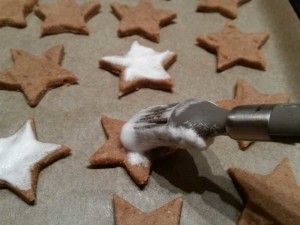 Weihnachtszauber Zimtsterne low-carb glutenfrei paleo sojafrei Weihnachtsplätzchen Weihnachtskekse