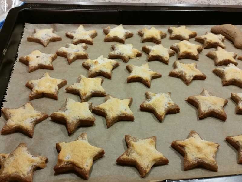 Weihnachtszauber Zimtsterne low-carb glutenfrei paleo sojafrei Weihnachtsplätzchen Weihnachtskekse