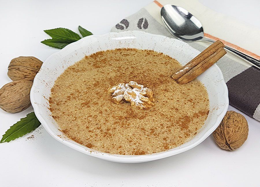 Frühstücksbrei Porridge Oatmeal kalorienarm low carb glutenfrei sättigend