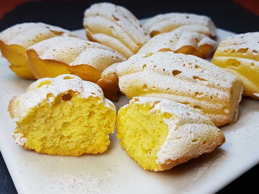 Madeleines low carb glutenfrei Dr. Almond Mandelstaub gemahlene Mandeln Mandelmehl