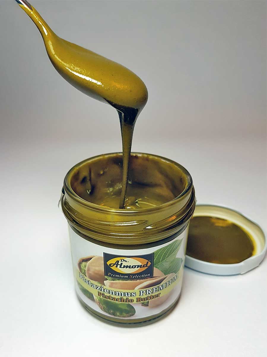 Pistazienmus low-carb für low-carb glutenfreies Gebäck, low-carb Eiscreme, low-carb Schokolade