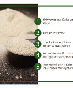 Zitrusfaser low-carb glutenfrei – Bindemittel Soßenbinder Stärke-Ersatz mit 0 % Kohlenhydraten!