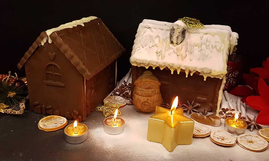 Rezept low carb glutenfreies Lebkuchenhaus