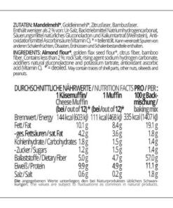 KUCHENZAUBER Ungesüsst Backmischung für süße & herzhafte Kuchen, Muffins, Pfannkuchen und mehr | low-carb | glutenfrei, sojafrei, keto, paleo Kuchenmischung