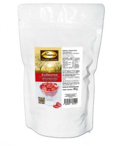 512_Erdbeerscheiben gefriergetrocknete Erdbeeren low carb Snack