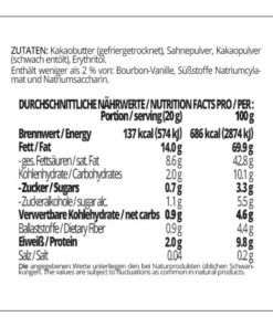 Schokoladenzauber VOLLMILCH – low-carb & keto Schokolade ohne Zuckerzusatz in Pulverform zum Selberschmelzen in 2 min