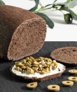 Schwarzbrot low carb glutenfrei keto Backmischung