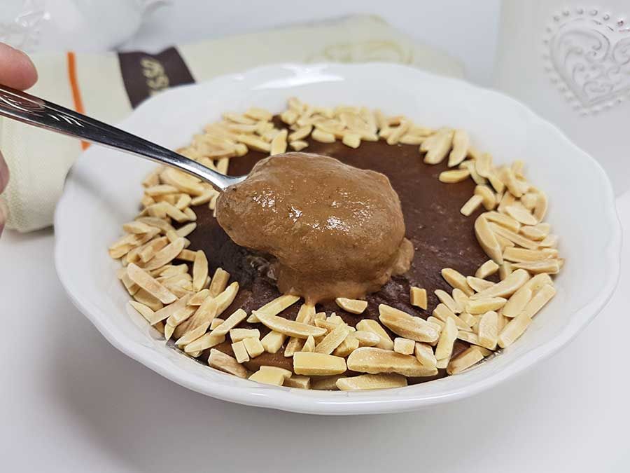 Pudding Schokolade low carb glutenfrei sojafrei keto - Puddingpulver ohne Stärke, zuckerfrei, laktosefrei, vegan