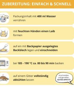 Schwarzbrot low-carb keto glutenfrei paleo VEGAN Eiweissbrot Backmischung ALLERGENFREI