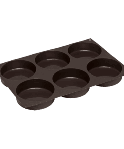 Lurch Flexiform BurgerBun 8,5cm 6fach braun