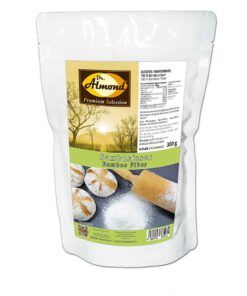 Bambusfaser Ballaststoffmehl low carb glutenfrei - Kartoffelfaser-Ersatz mit 0 % Kohlenhydraten - Zum Backen, Bemehlen & Ausrollen