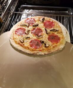 Rezept Steinofenpizza low carb glutenfrei Pizza vom Stein selbstgemacht mit Bambusfaser 42