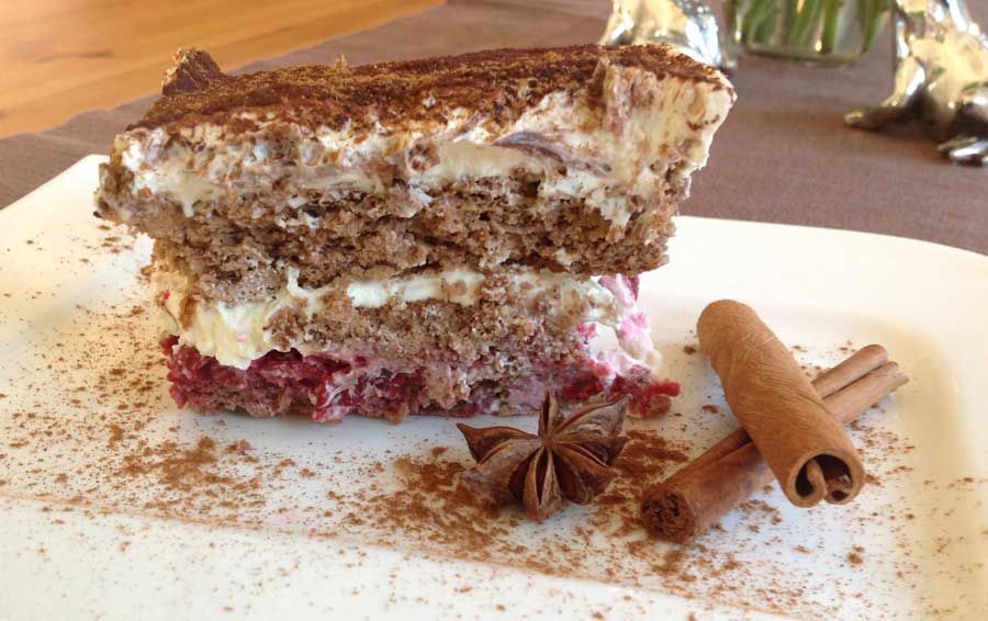 Spekulatius Kirsch Tiramisu lowcarb glutenfrei