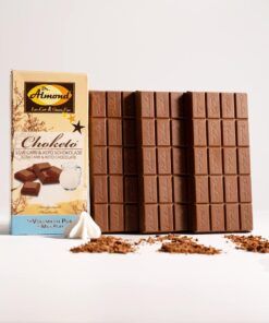 CHOKETO Low Carb & Keto Schokolade Typ VOLLMILCH PUR – 3 Tafeln – handgemacht
