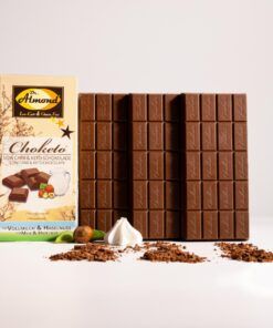 Keto Schokolade VOLLMILCH & HASELNUSS – 3 Tafeln