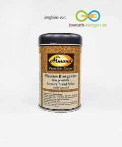 Premium Spices PIKANTES BROTGEWÜRZ fein gemahlen - Gewürze ohne Zusatzstoffe, geprüft glutenfrei