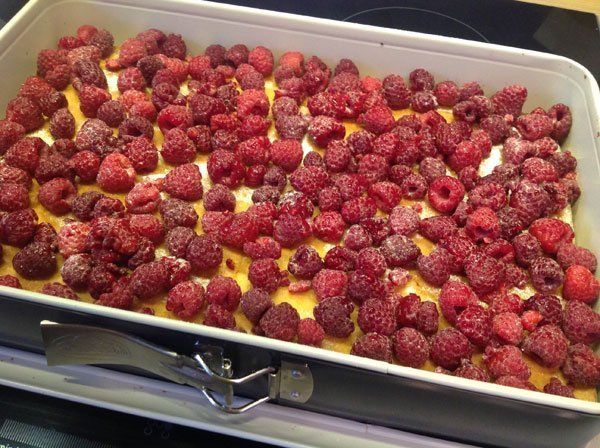 Rezept Himbeerschnitte lowcarb und glutenfrei