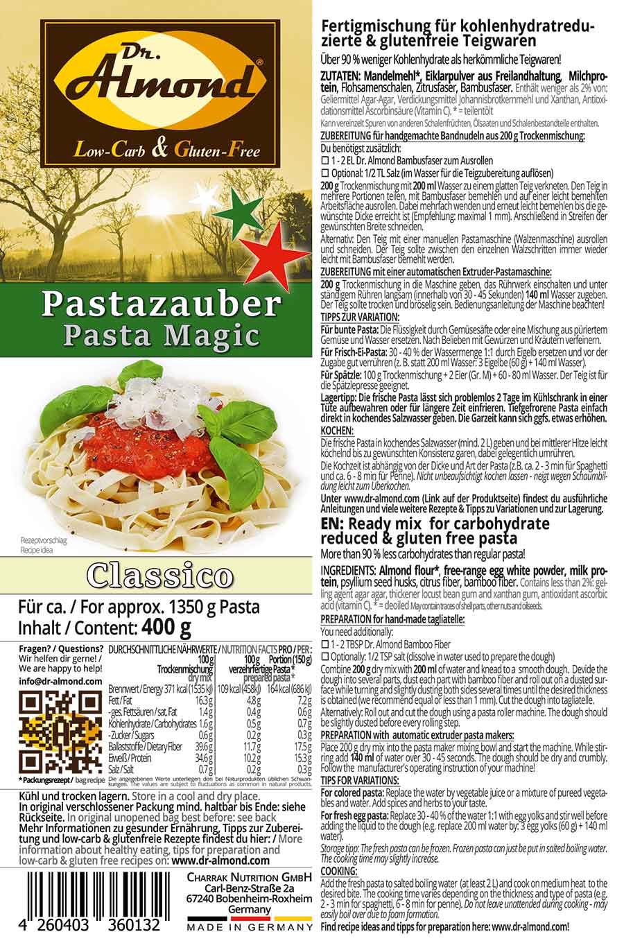 Pastazauber-CLASSICO-low-carb-Nudeln