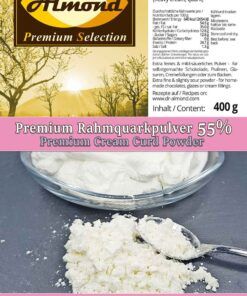 Premium Rahmquarkpulver 55 % aus Sahnequark - Der Frische-Kick für selbstgemachte low carb Schokolade & Pralinen wie Yoghurette