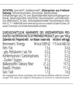 Bauerntoast low-carb keto glutenfrei paleo Eiweissbrot Backmischung mit 0.1 g Kohlenhydrate NUSSFREI