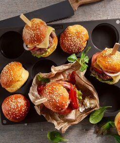 Flexiform BurgerBun Size S Ø6cm 12fach braun