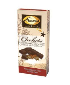 CHOKETO Low Carb & Keto Schokolade ZARTBITTER PUR – 3 Tafeln – handgemacht
