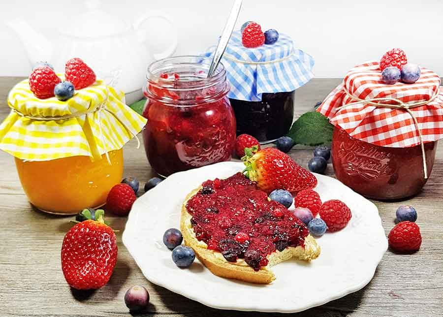 Low-Carb Gelierfix - Gelierzucker-Ersatz mit Erythrit für selbstgemachte Fruchtaufstriche ohne Zuckerzusatz keto