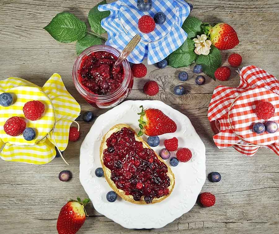 Low-Carb Gelierfix - Gelierzucker-Ersatz mit Erythrit für selbstgemachte Fruchtaufstriche ohne Zuckerzusatz keto