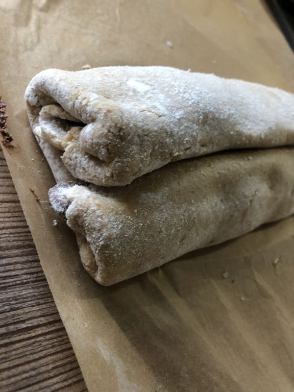 Rezept Gewickelter Marzipan-Rum-Schoko-Stollen lowcarb