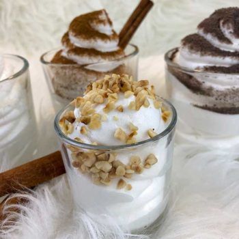 Rezept Proteinschnee Proteinfluff Eiweissfluff lowcarb keto kalorienarm OHNE IMOs