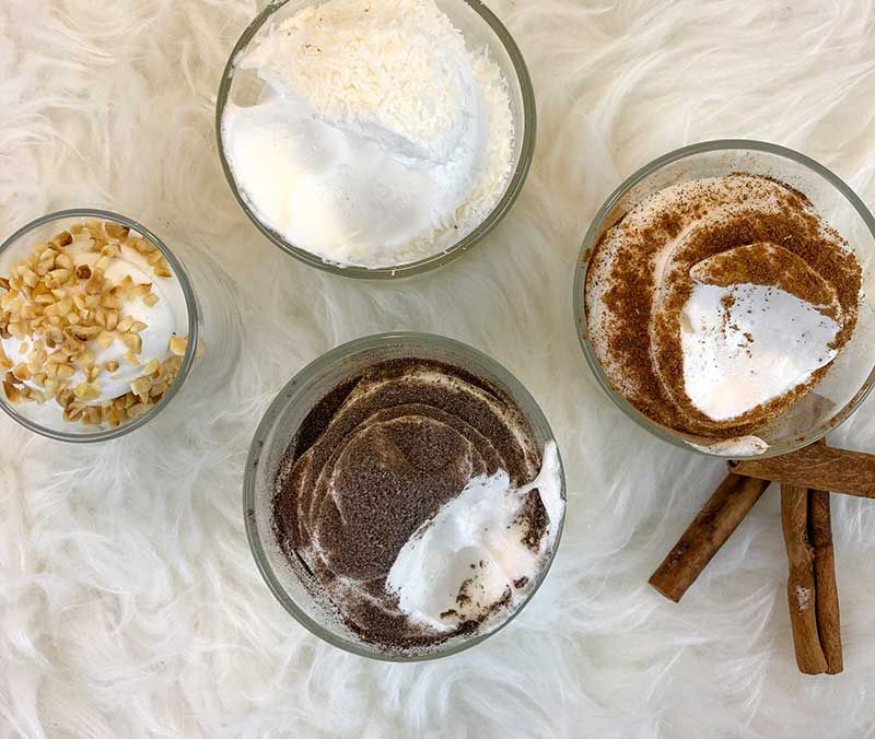 Rezept Proteinschnee Proteinfluff Eiweissfluff lowcarb keto kalorienarm OHNE IMOs