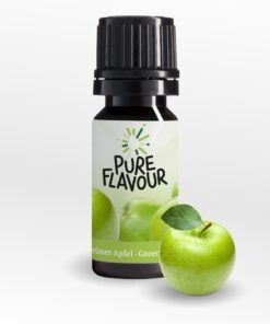 Pure Flavour GRÜNER APFEL Natürliches Aroma 30 ml Tropfen Drops ungesüsst zuckerfrei