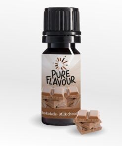 Pure Flavour VOLLMILCHSCHOKOLADE Natürliches Aroma 30 ml Tropfen Drops ungesüsst zuckerfrei