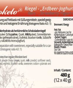 Low Carb Schokolade Schokoladenriegel Müsliriegel zuckerfrei keto maltitfrei xylitfrei Diabetikergeeignet