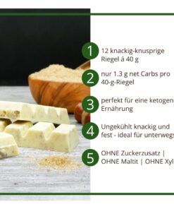 Choketo RIEGEL Haselnuss-Karamell-Crunch Müsli | low carb & keto Schokolade | handgemacht | ohne Zuckerzusatz | 12er Pack