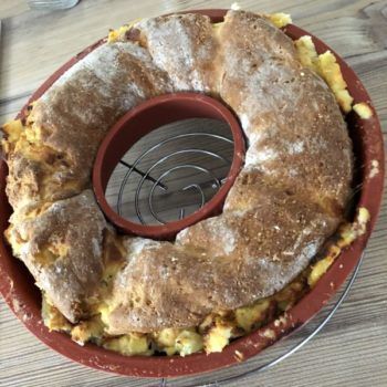 Rezept Fruchtiger Quark-Kranz mit Ananas lowcarb glutenfrei