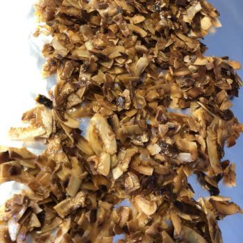 Rezept Kokoskrokant zum Snacken und für Desserts, Schokolade, Eis lowcarb keto