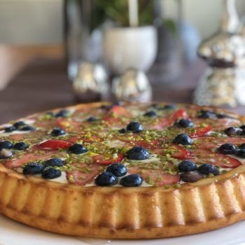 Rezept Früchte-Quark-Kuchen mit Joghurt-Panna-Cotta Spiegel - lowcarb glutenfrei