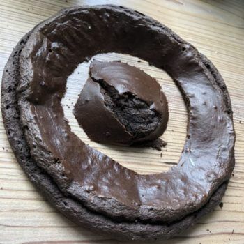 Rezept Schokoladentorte mit Erdbeer-Ricotta-Joghurt-Füllung lowcarb glutenfrei