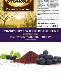 Fruchtpulver WILDE BLAUBEERE Blaubeerpulver gefriergetrocknet 100% Natur
