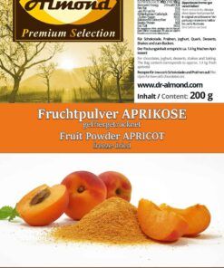 Fruchtpulver APRIKOSE Aprikosenpulver gefriergetrocknet 100% Natur