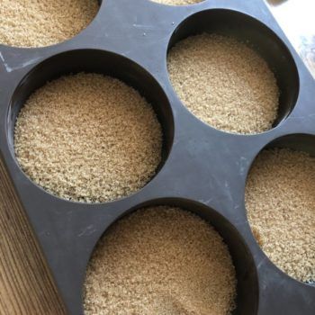 Rezept Ananas-Pancake-Dessert mit Nougatkern lowcarb