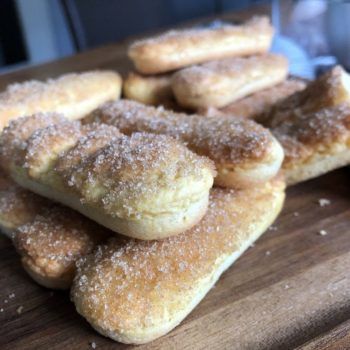 Grundrezept Löffelbiskuit Biskuitstäbchen lowcarb glutenfrei