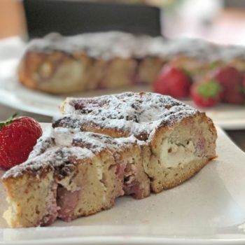 Rezept Erdbeer-Brioche-Kuchen lowcarb glutenfrei keto kalorienarm